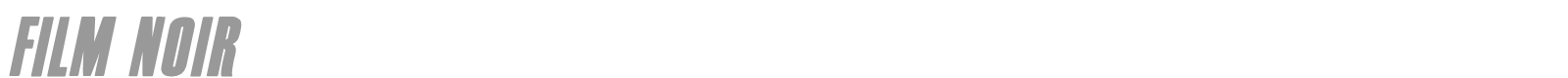 Film Noir font preview